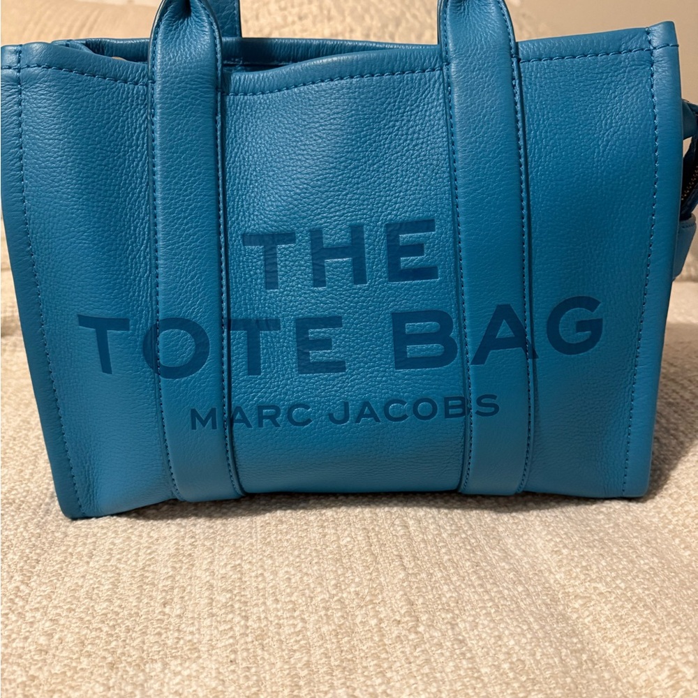 Marc Jacobs Vibrant Blue Leather Tote